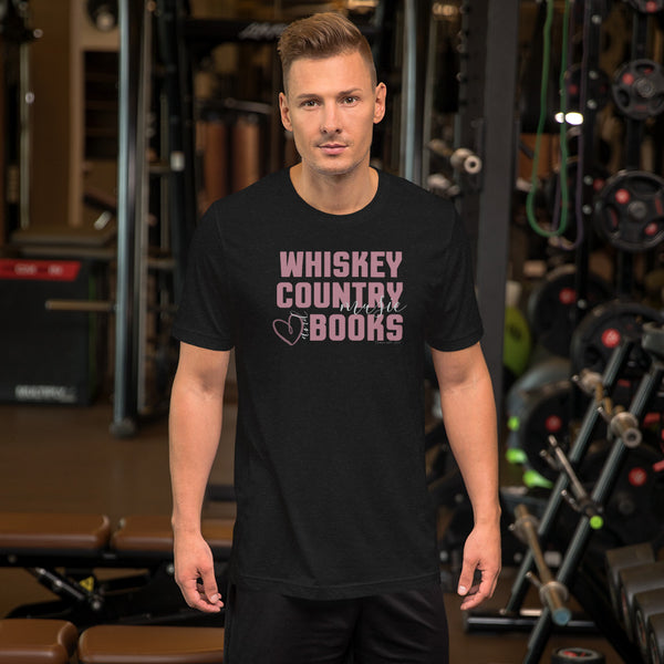 Whiskey Country Music and Books T-shirt